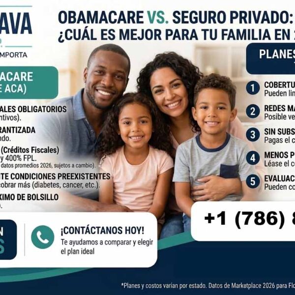 Diferencias entre Obamacare y seguro privado