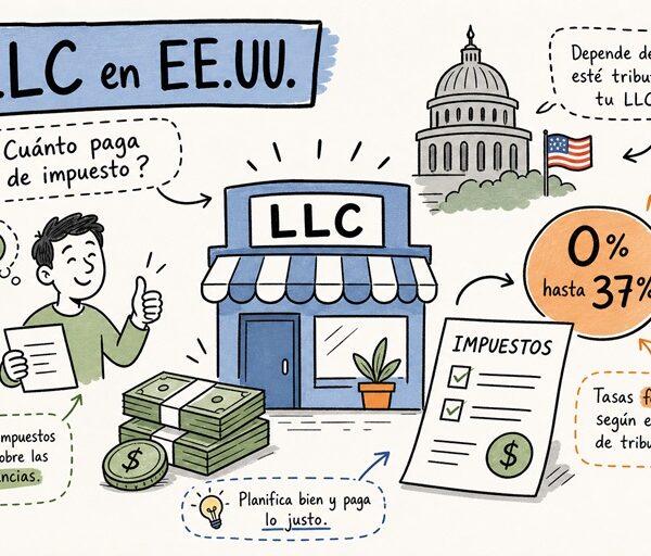 Cuánto paga de impuesto una LLC