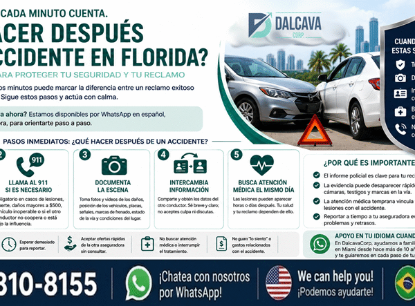 qué hacer después de un accidente